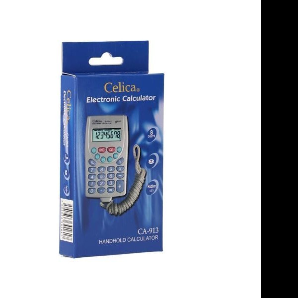 CALCULADORA BOLSILLO CCORDON CELICA CA-913 8DIG. PZA